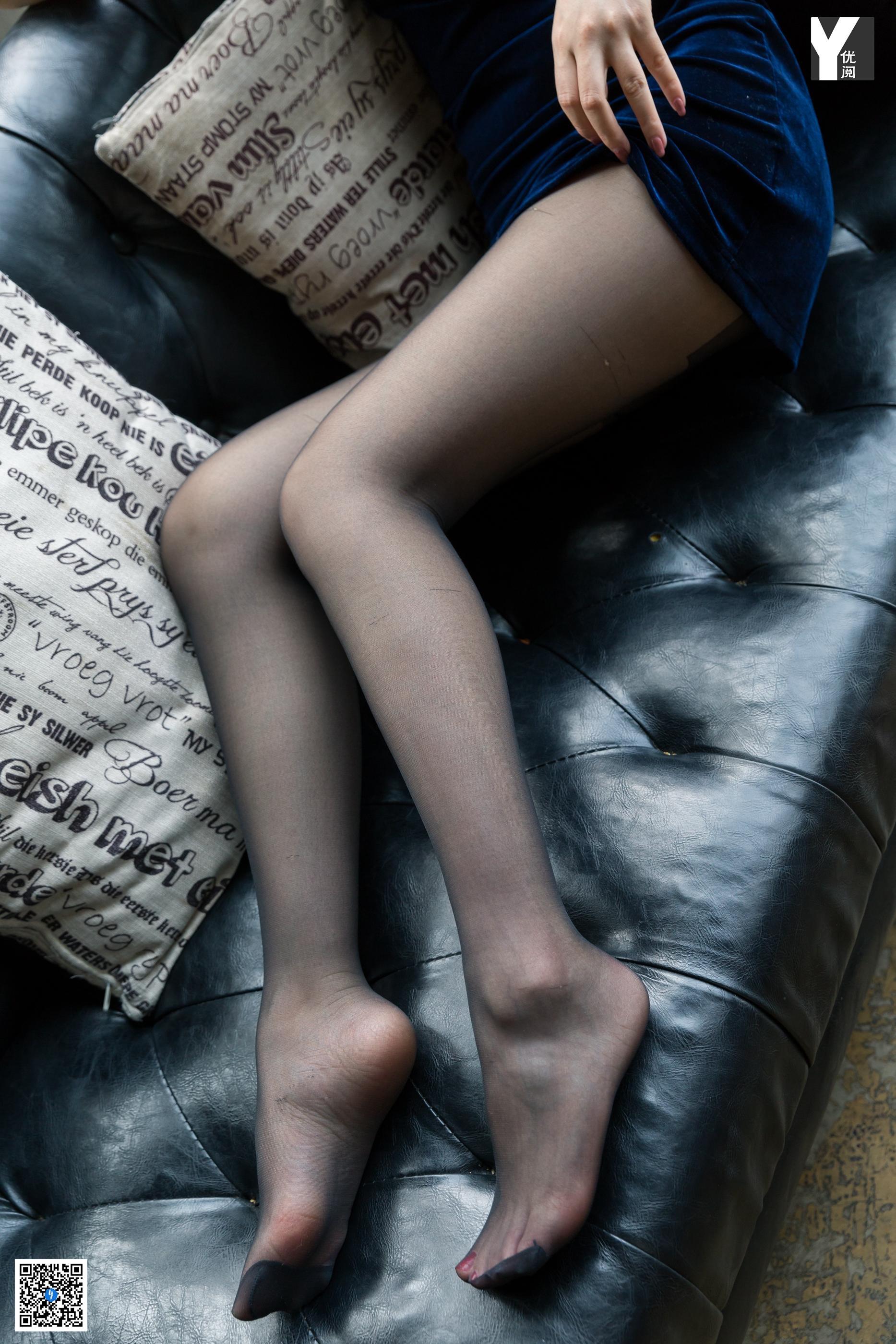 IESS异思趣向 - 模特：紫薇《神秘绒面旗袍》